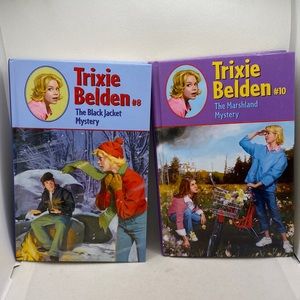 Trixie Belden Books: The Black Jacket Mystery & The Marshland Mystery Hardcovers